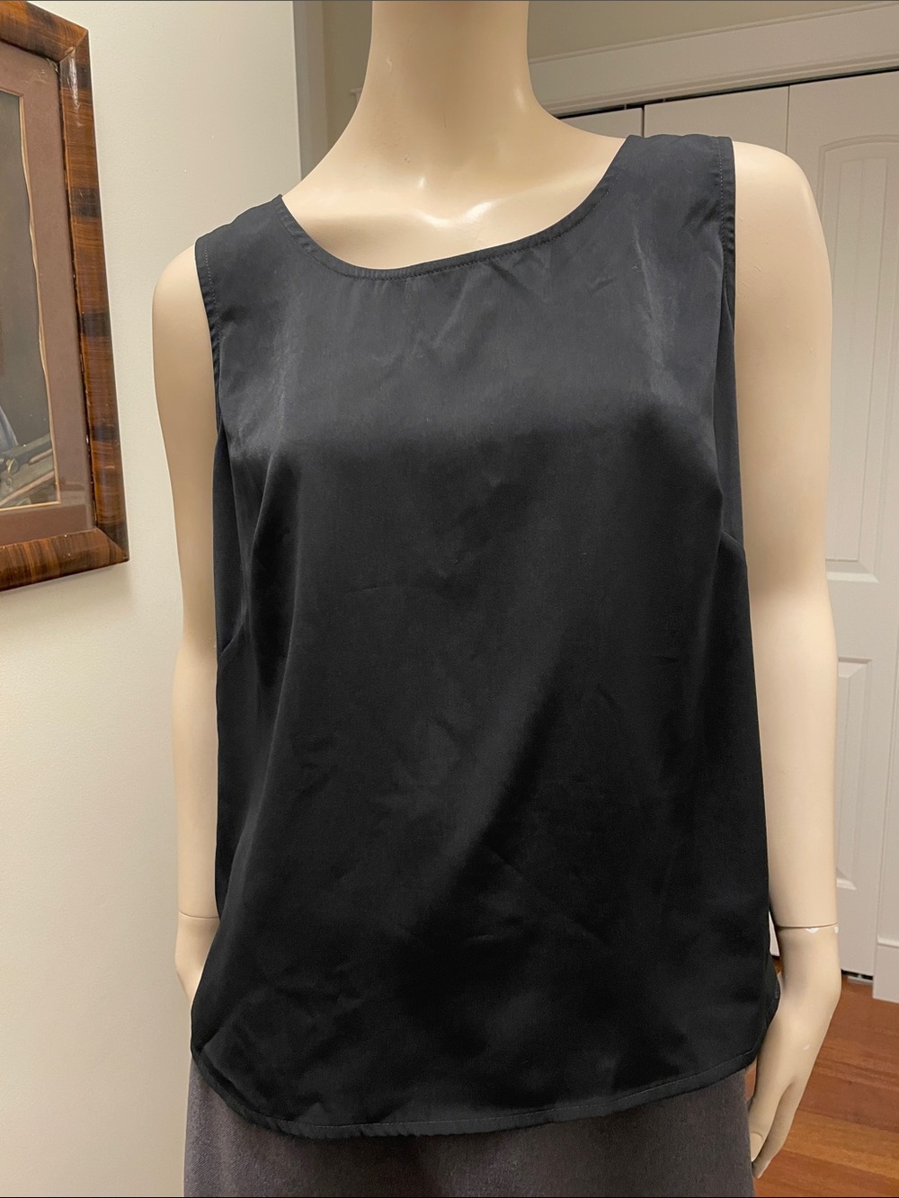 Tilley (Canada) Sleek Black  Microfibre Scoop-Neck Camisole